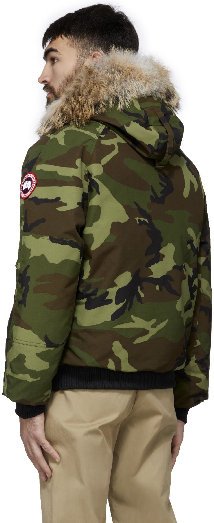 Green canada goose bomber on sale