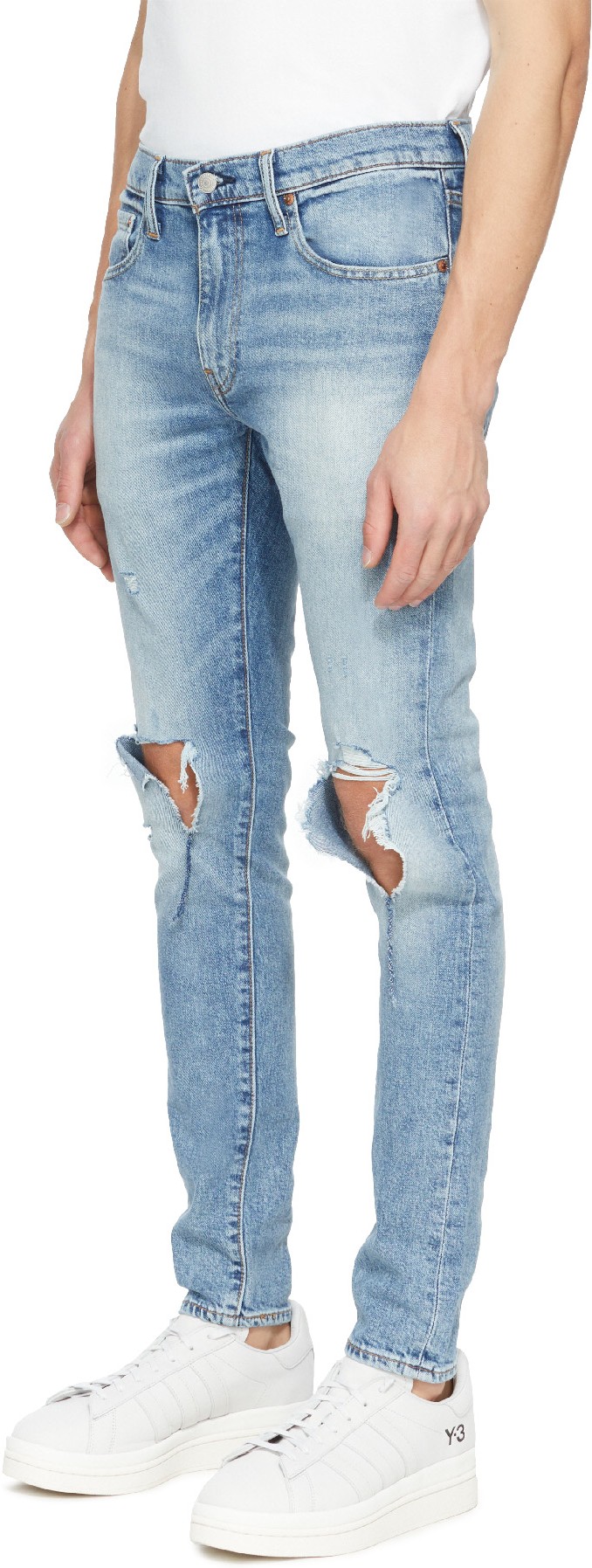 Levis: Bleu Jean Skinny Taper Bleu - 2