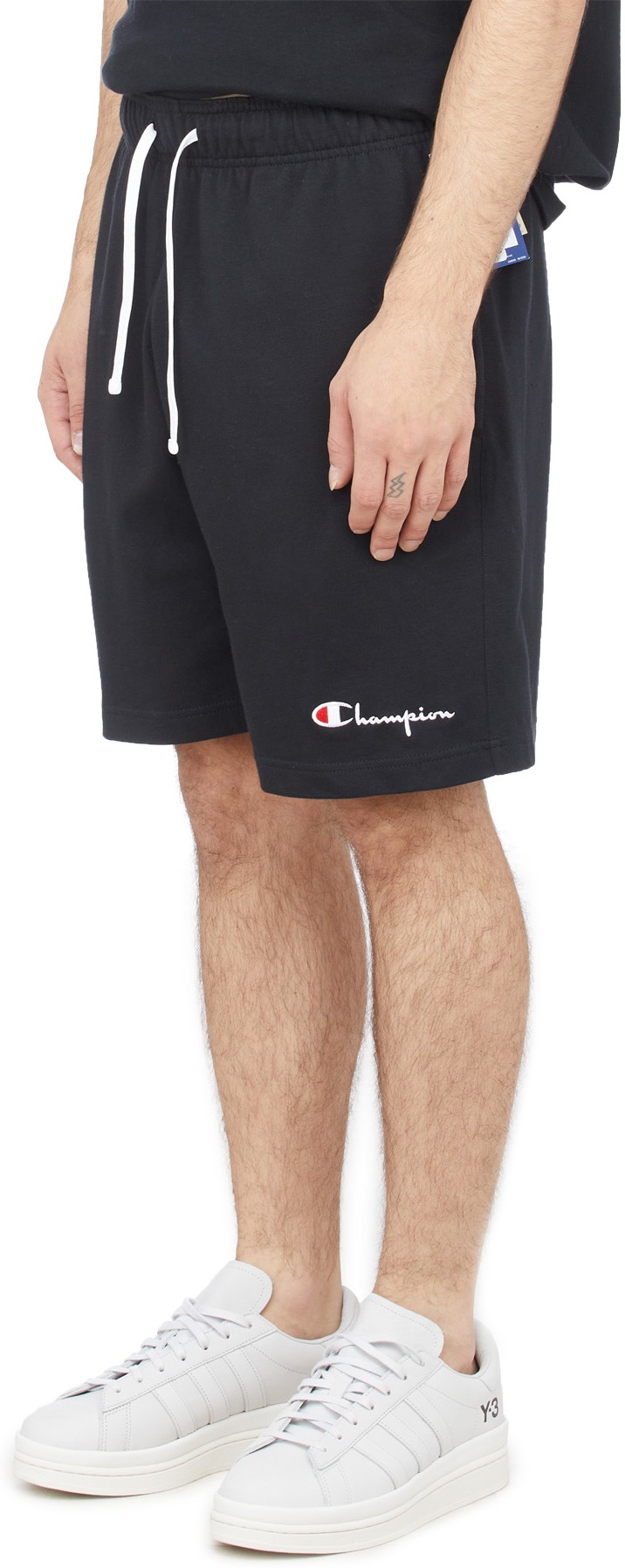 Champion: Black Heavyweight Jersey Shorts - 2