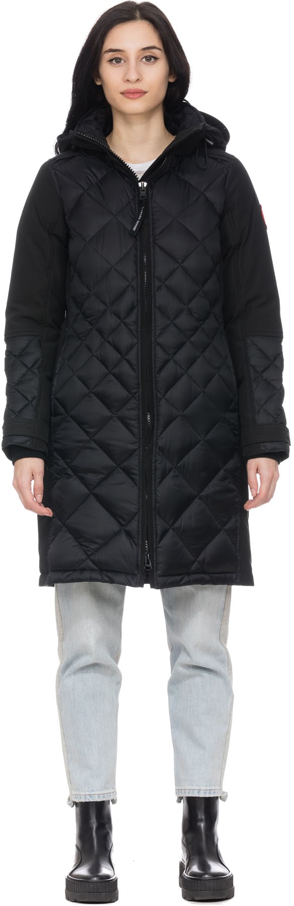 Canada Goose: Noir Parka Cabot Noir - 1