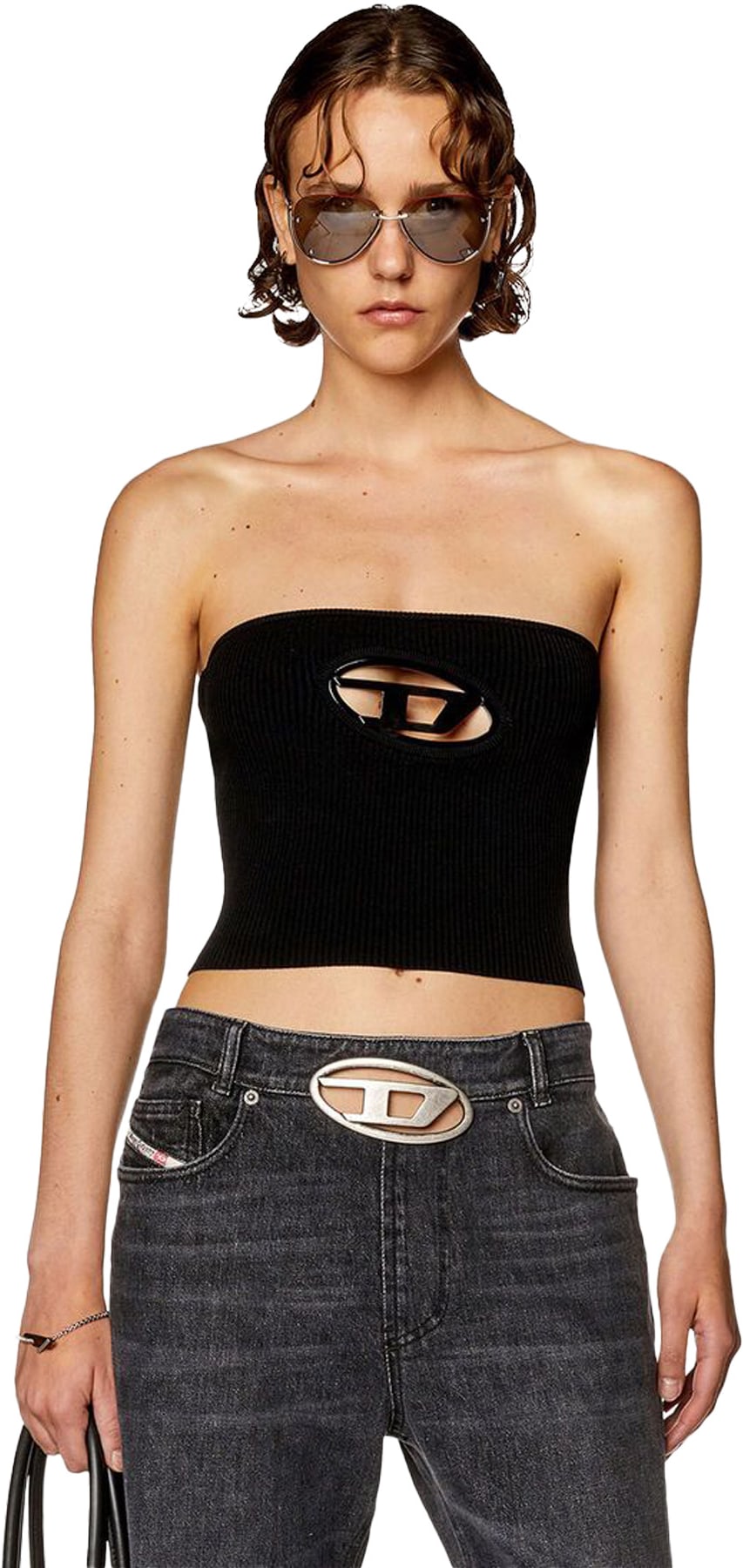 Diesel: Black Clarksville Bandeau Top - 2