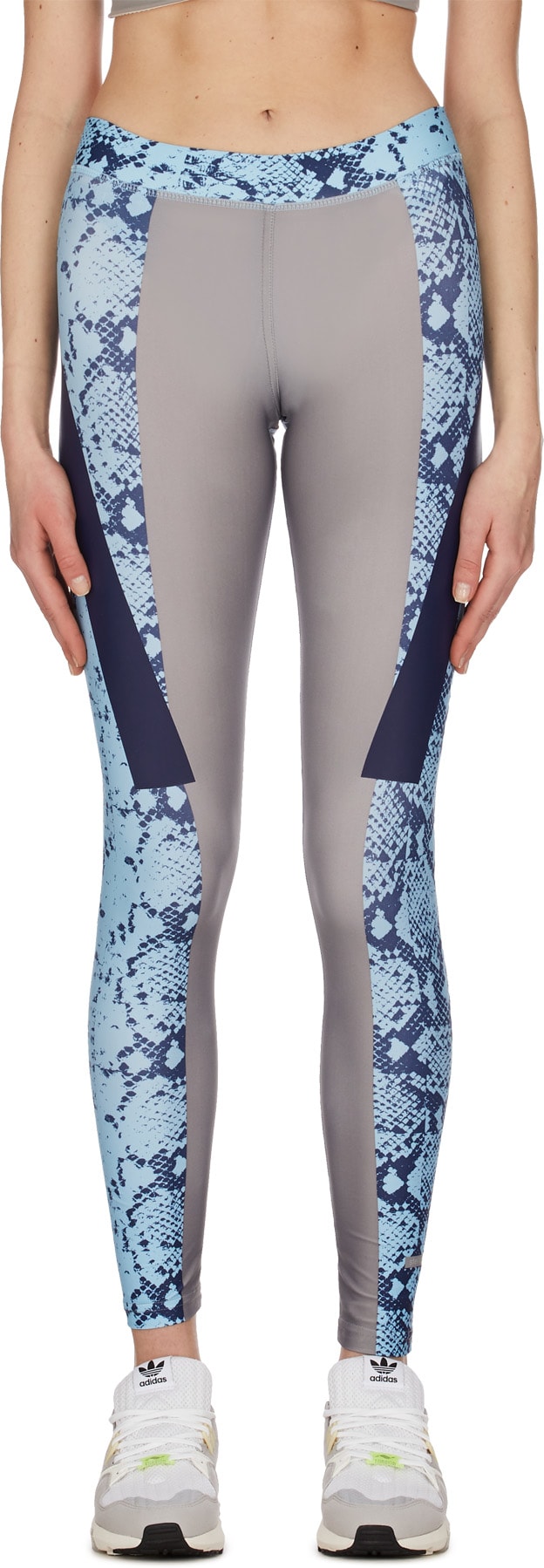 adidas by Stella McCartney: Multicolores Collants de Course Techfit Longue Multicolores - 1