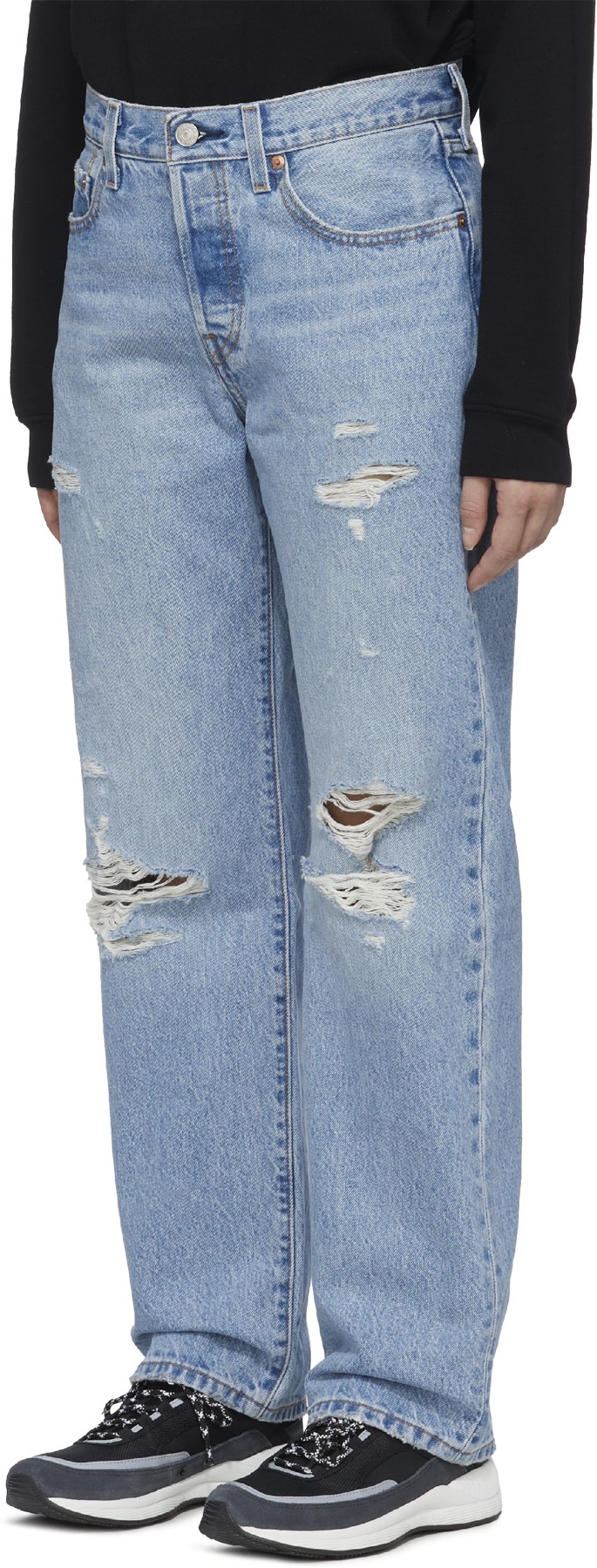 Levis: Blue 501® 90's Original Jeans - 2