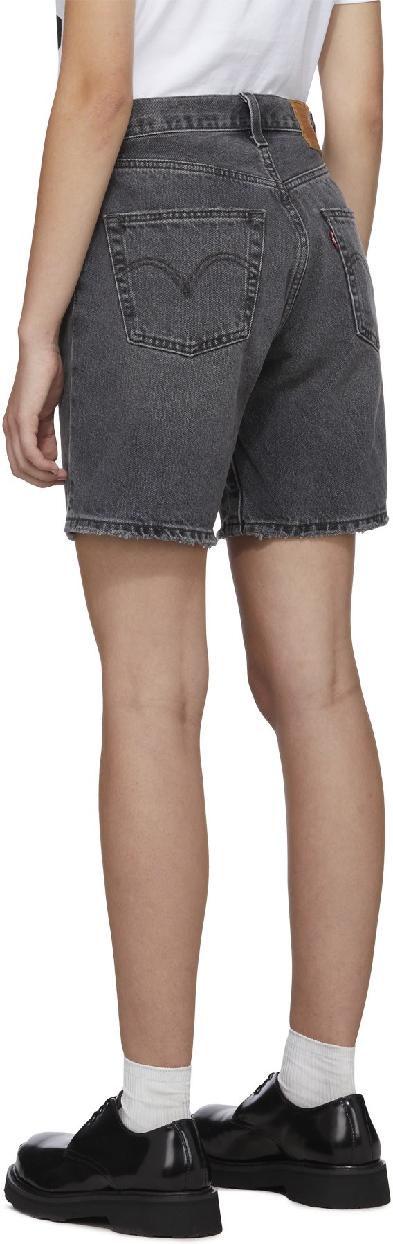 Levis: Black 501 90's Shorts - 3