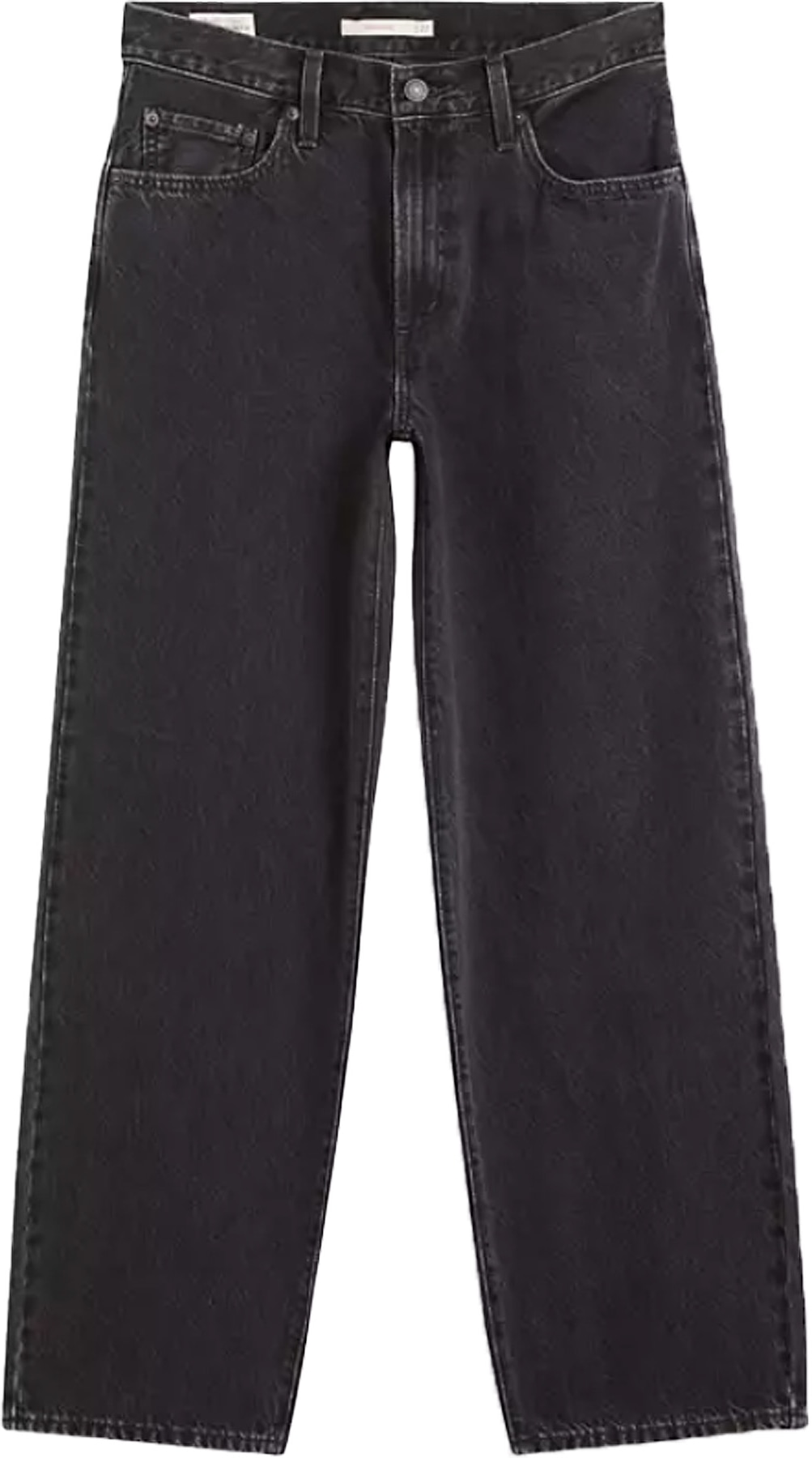 Levis: Black Baggy Dad Jeans - 1