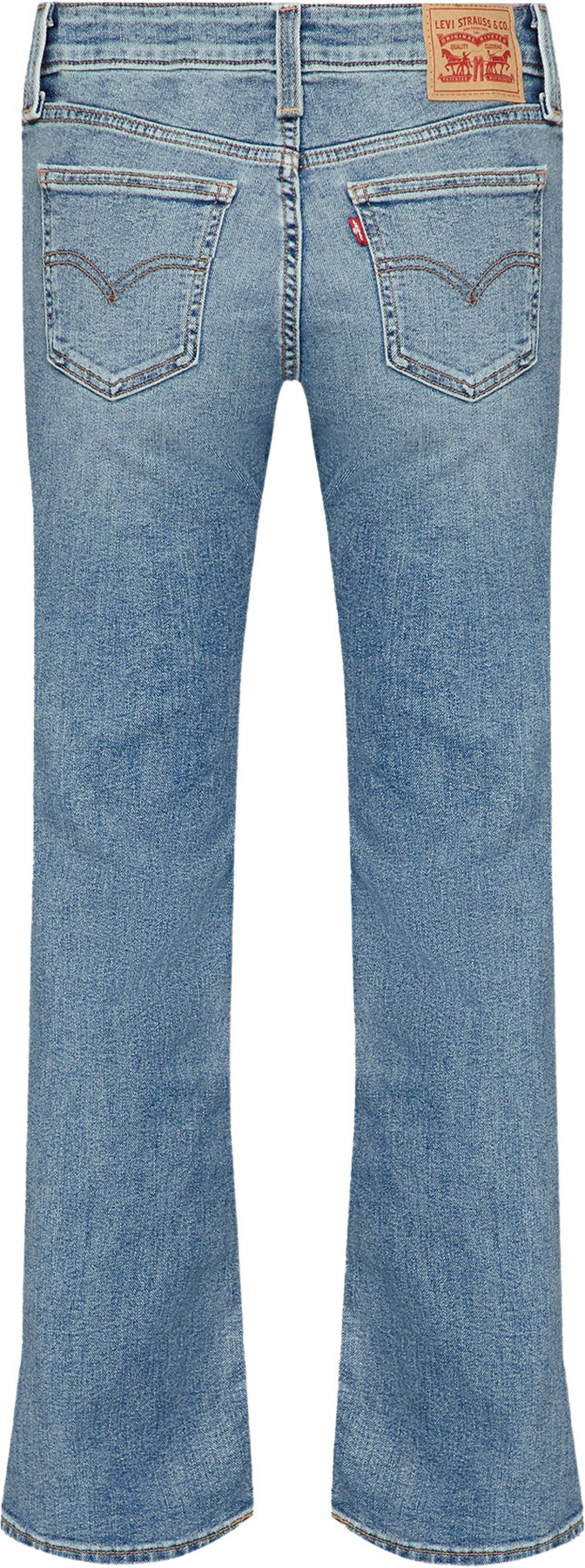 Levis: Bleu Jeans Bootcut Superlow Bleu - 2