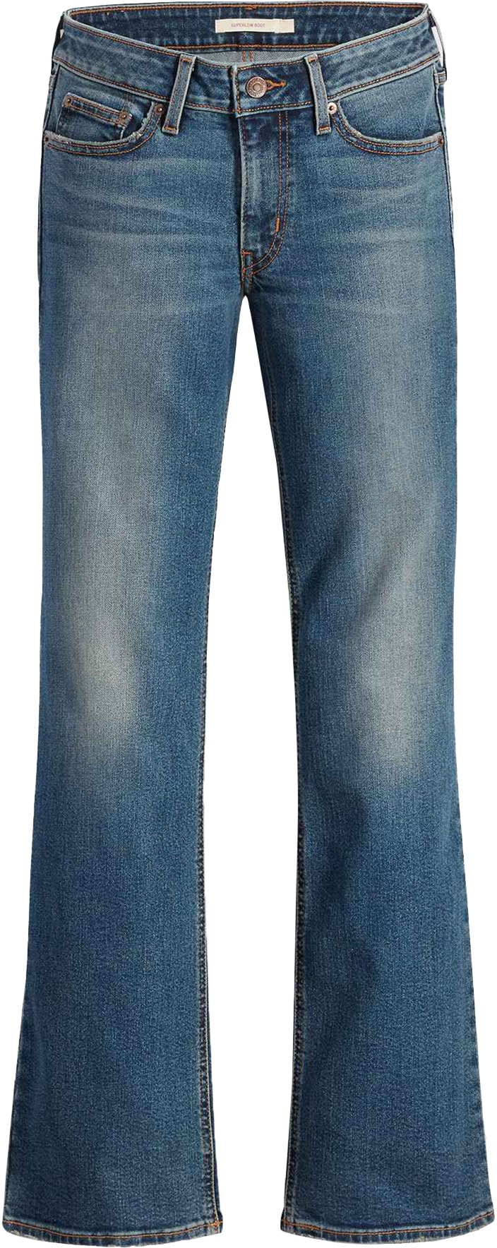 Levis: Bleu Jeans Bootcut Superlow Bleu - 1