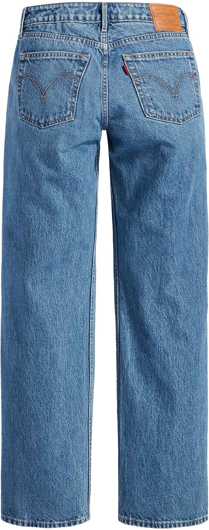 Levis: Bleu Jeans amples et bas Bleu - 2