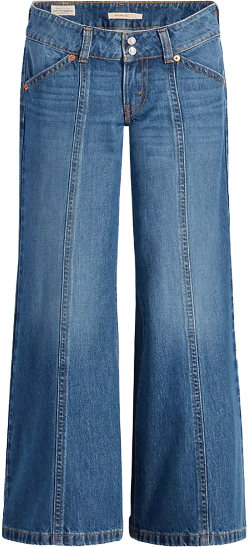 Levis: Blue Noughties Big Bell Jeans - 1