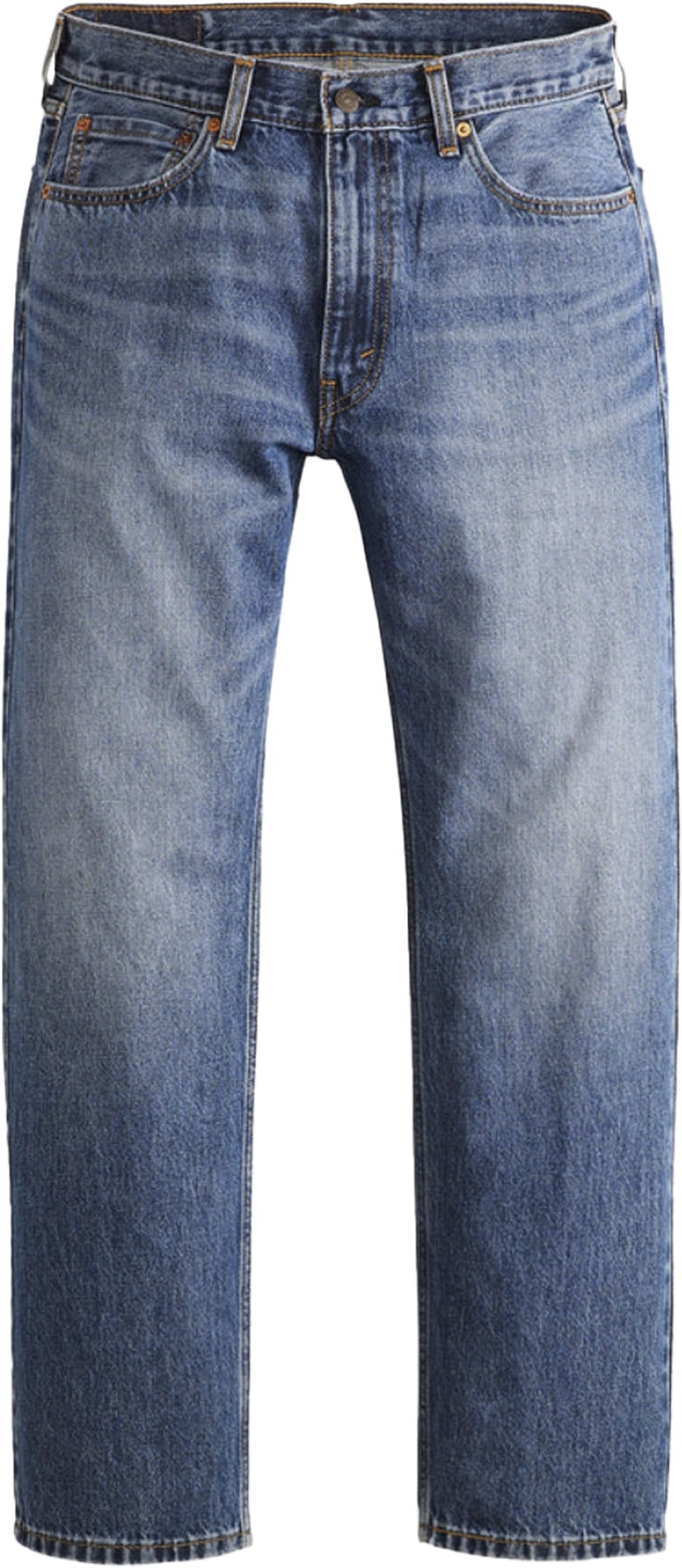Levis: Bleu 555 Jean droit décontracté Bleu - 1