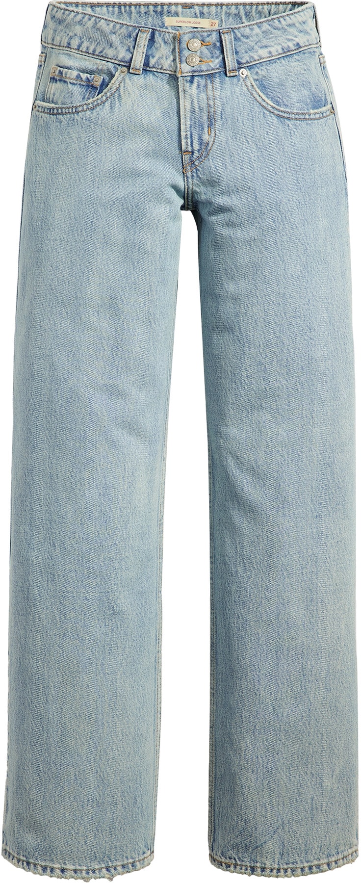 Levis: Blue Superlow Jeans - 1