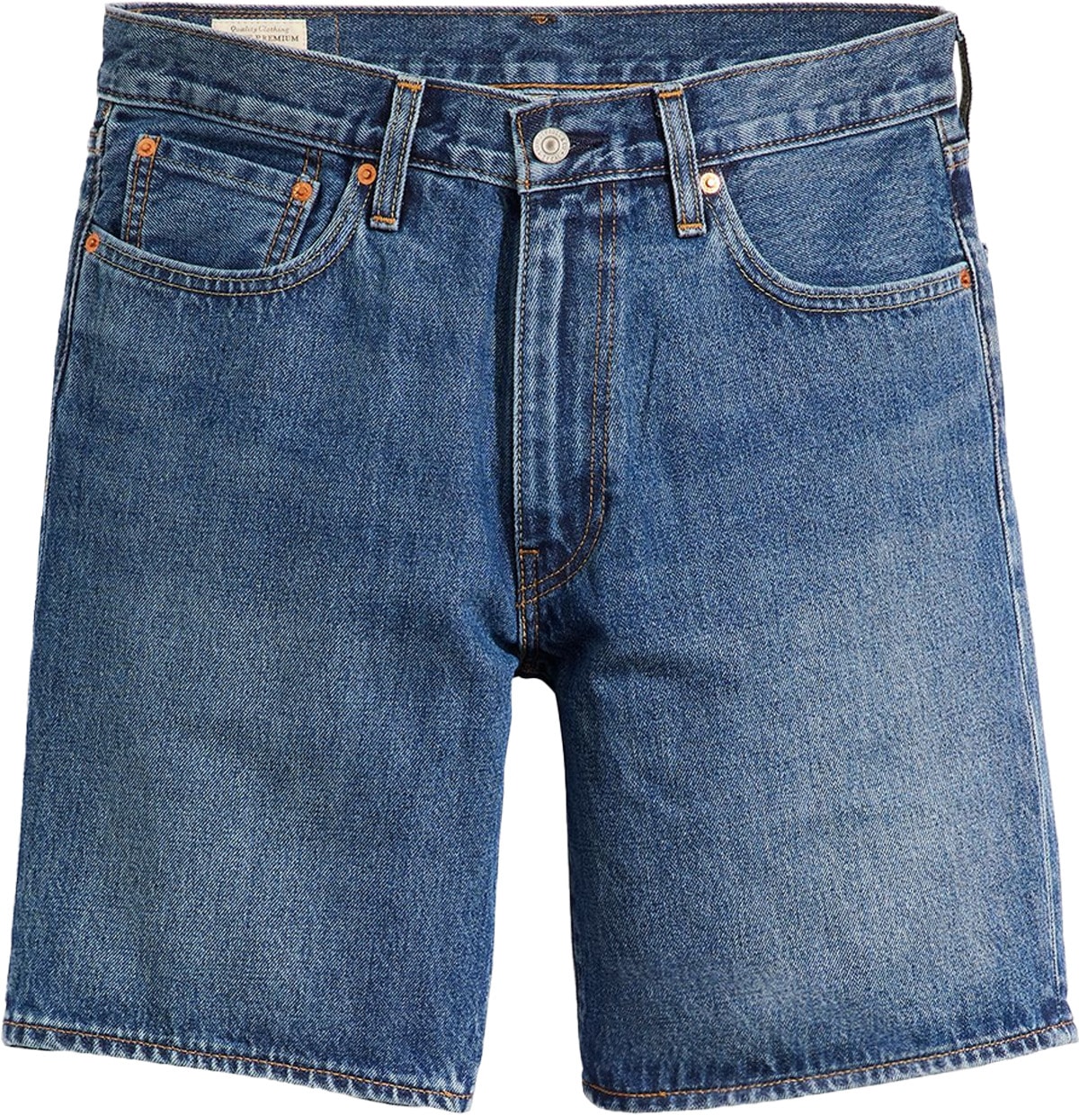 Levis: Blue 468 Loose Shorts - 1