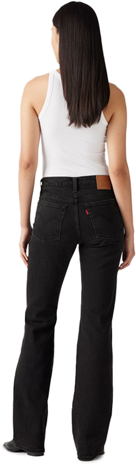 Levis: Noir Jean bootcut Wedgie Noir - 3