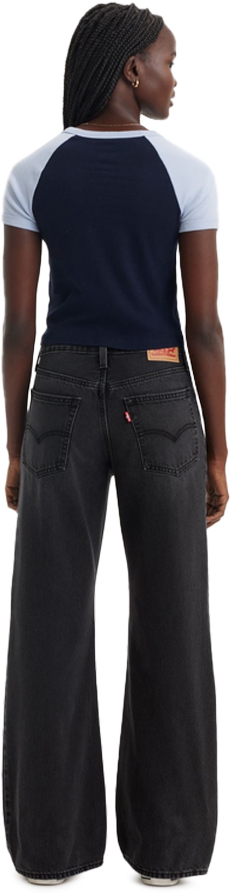 Levis: Black '94 Baggy Bootcut Jeans - 3