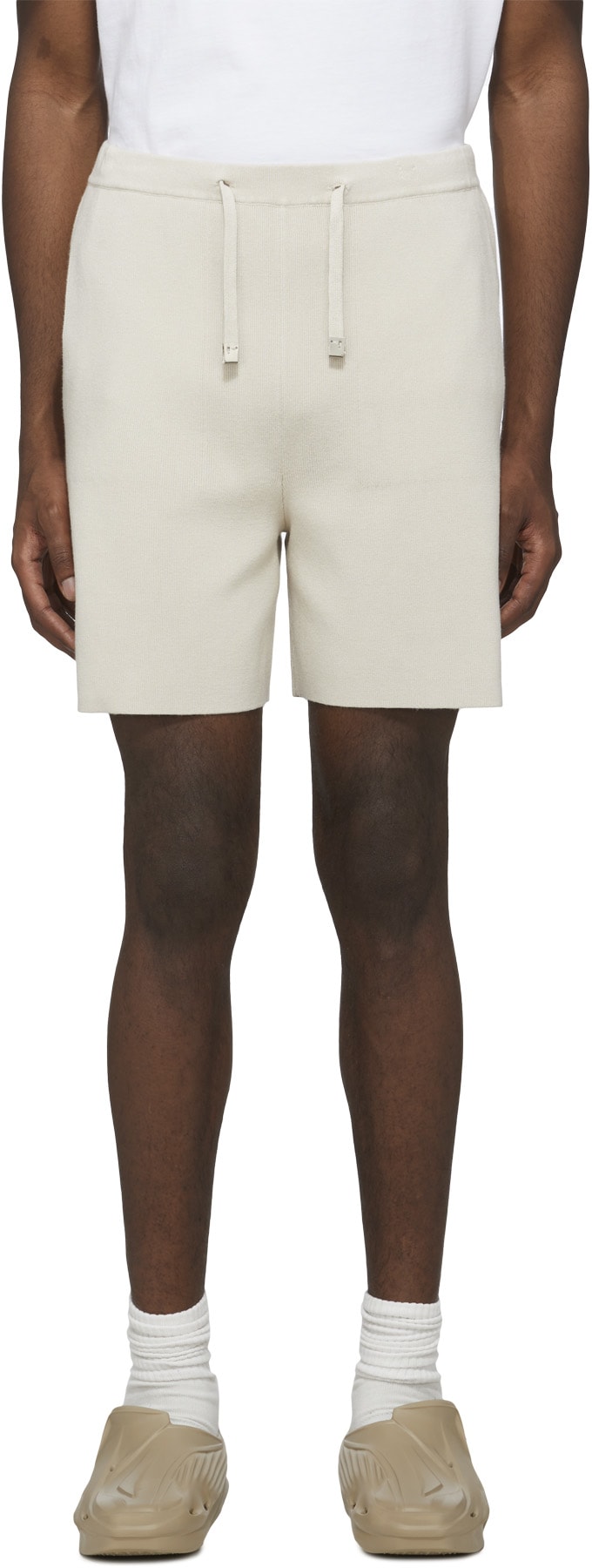 1017 ALYX 9SM: Neutrals Knit Shorts - 1