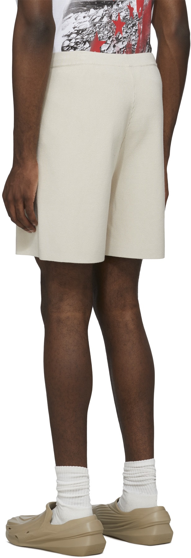 1017 ALYX 9SM: Neutrals Knit Shorts - 3