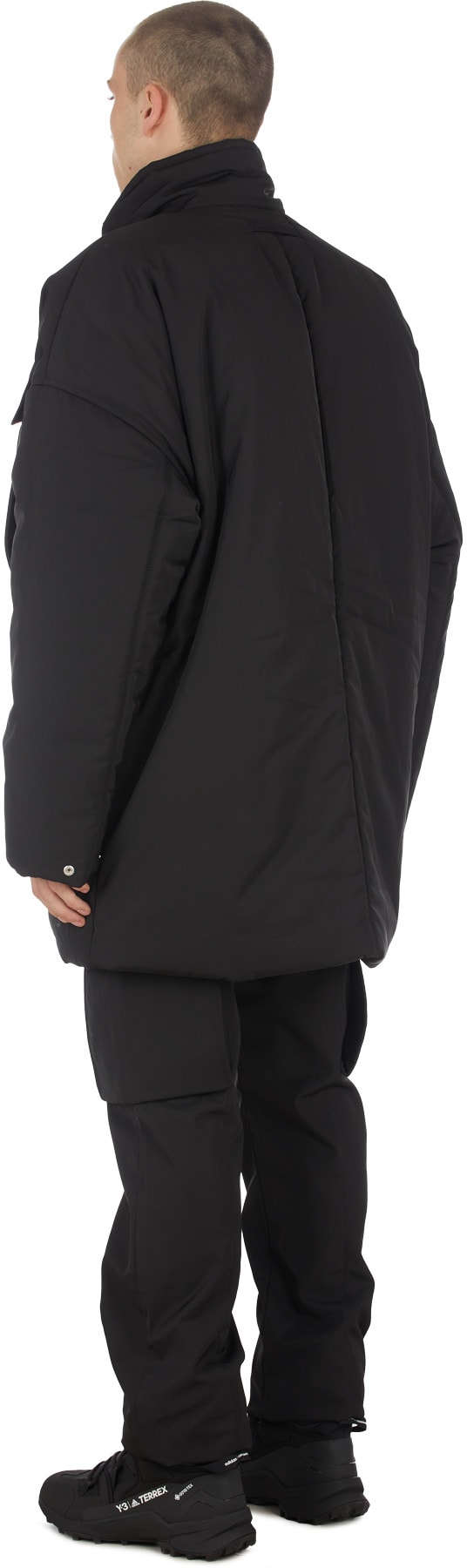 1017 ALYX 9SM: Noir Parka Pitch Technical Noir - 3