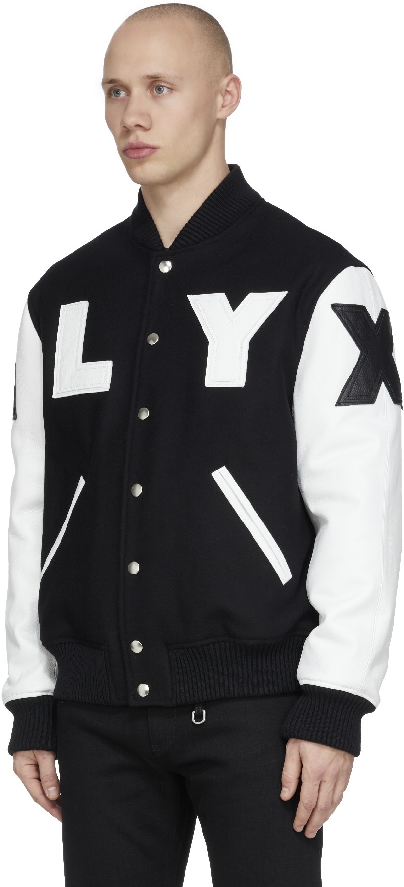 1017 ALYX 9SM: Multicolores Blouson Teddy à Logo en Cuir Multicolores - 2