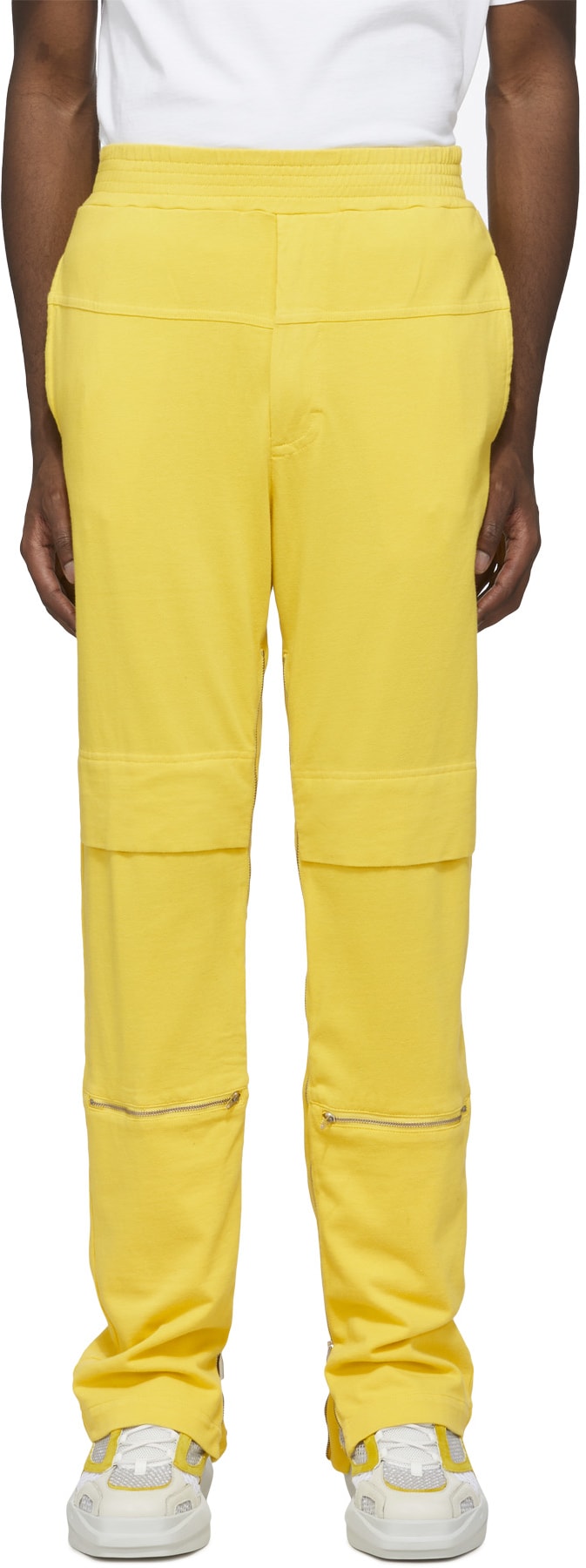 1017 ALYX 9SM: Jaune Pantalon de Survêtement Technical Operate Jaune - 1