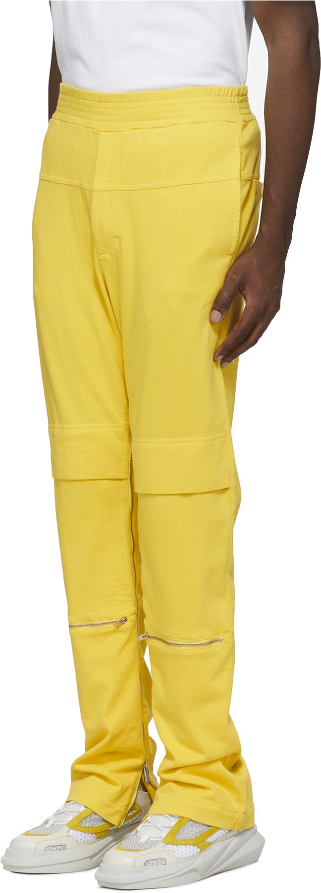 1017 ALYX 9SM: Jaune Pantalon de Survêtement Technical Operate Jaune - 2