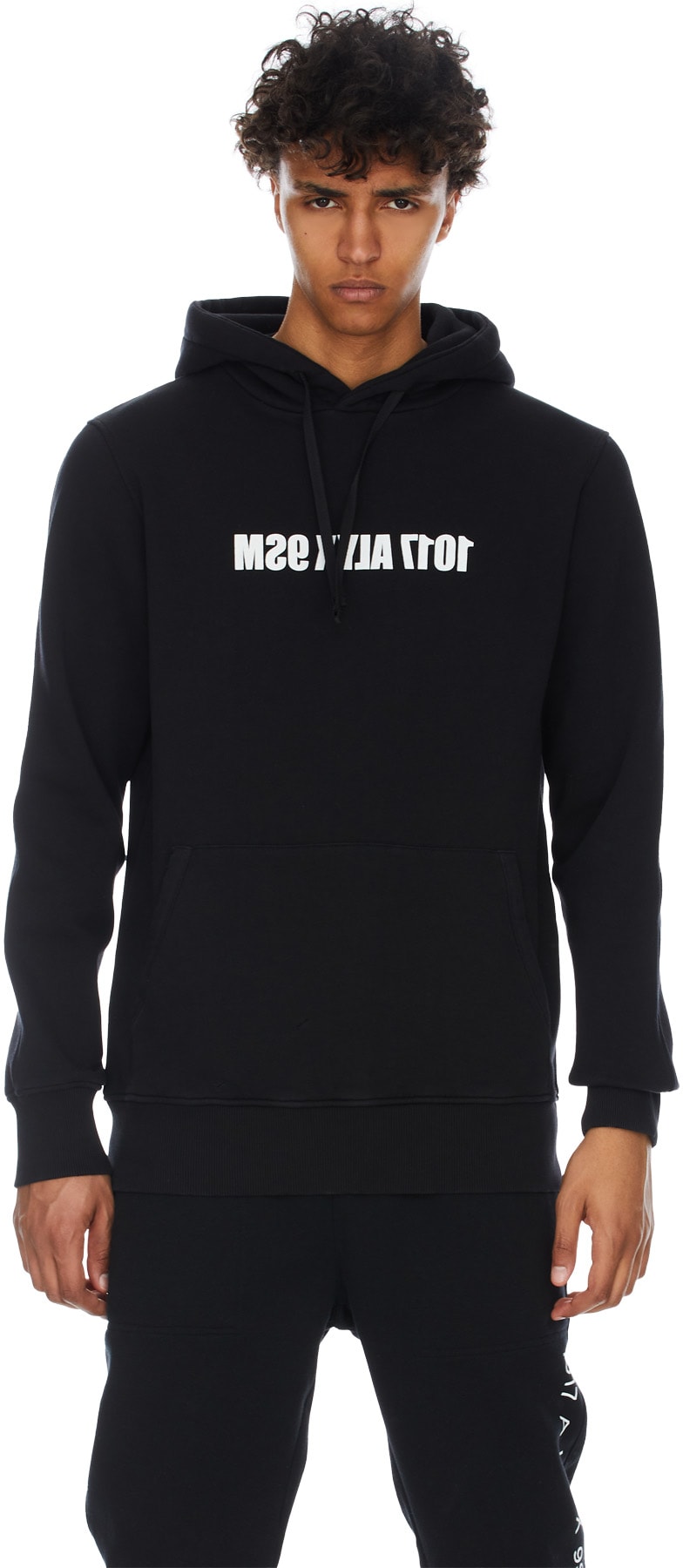 1017 ALYX 9SM: Black Mirror Logo Graphic Hoodie - 3