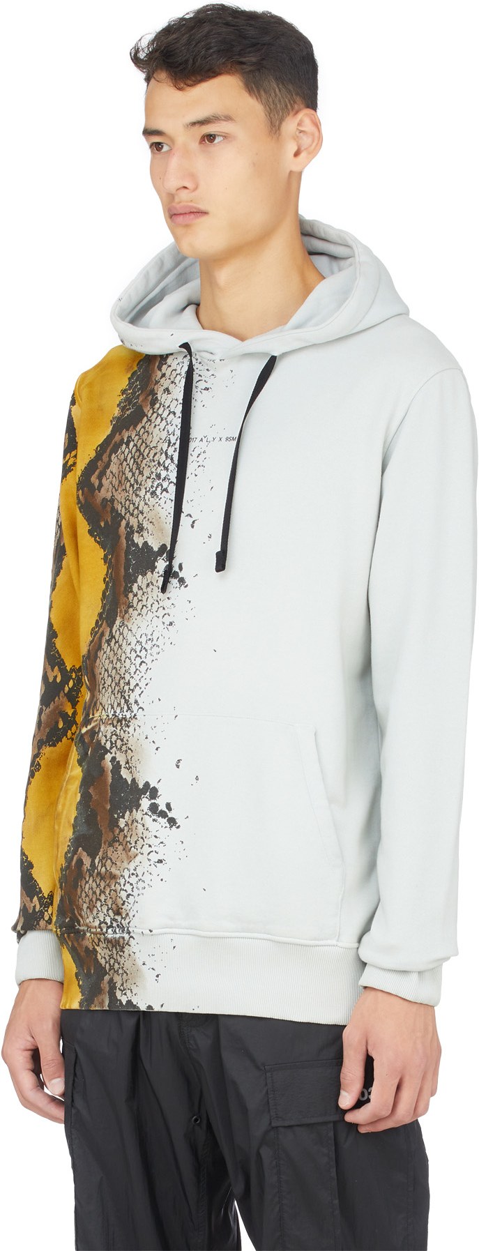 1017 ALYX 9SM: Multicolor Python Treatment Hoodie - 2