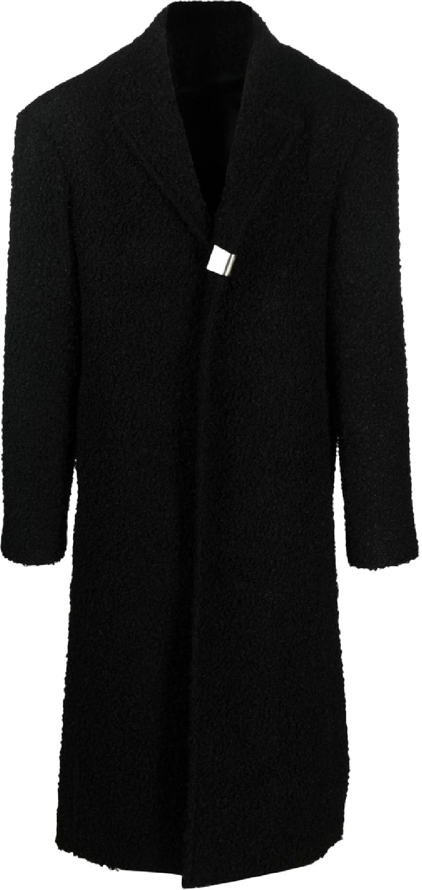 1017 ALYX 9SM: Black Long Coat - 1