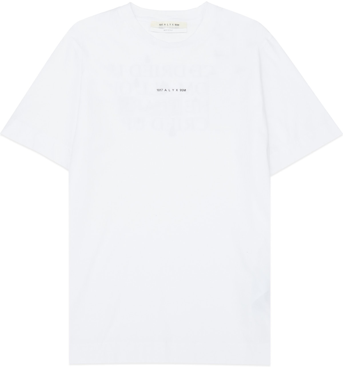 1017 ALYX 9SM: White Dried Tears T-Shirt - 1