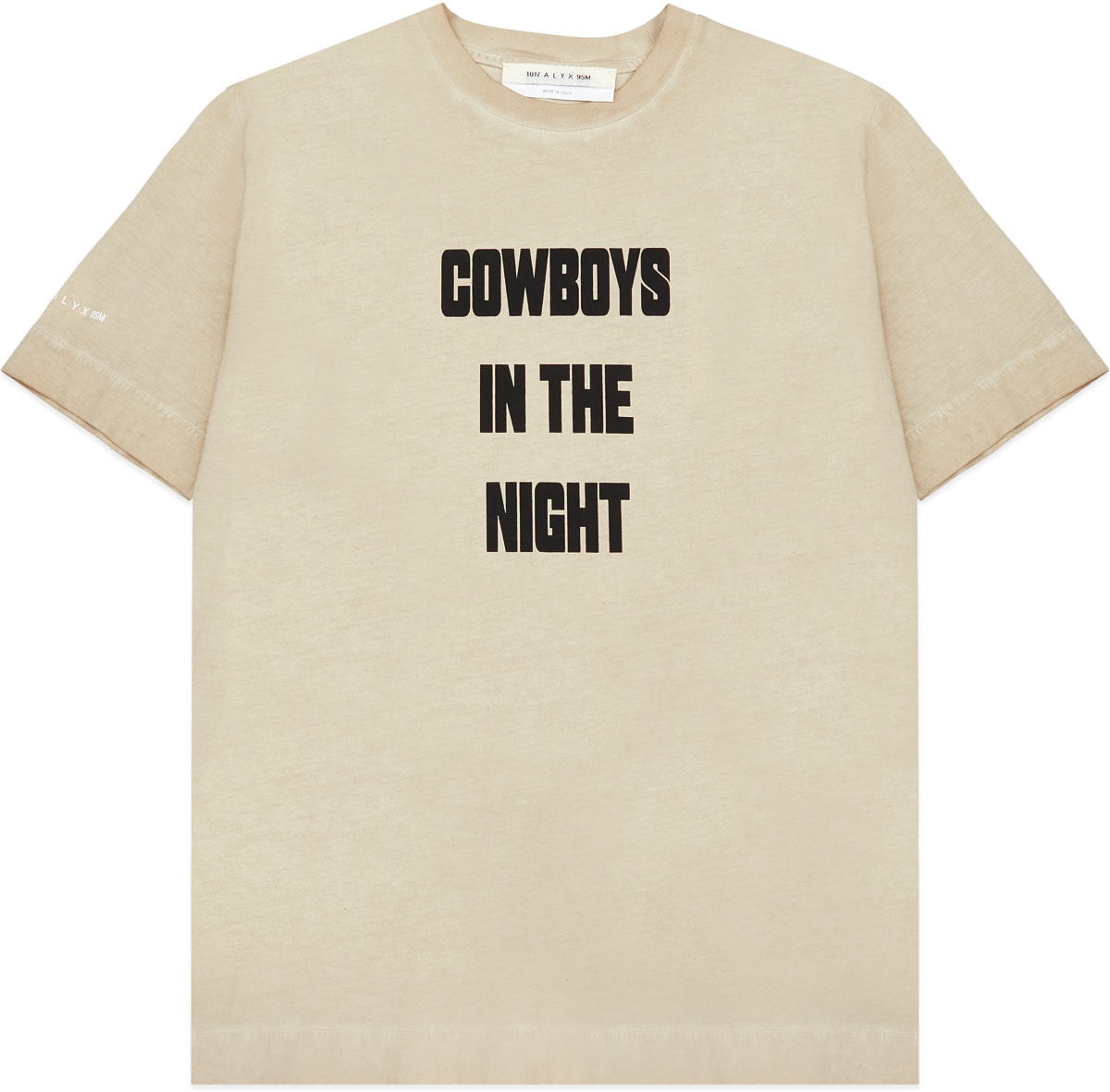 1017 ALYX 9SM: Neutrals Cowboys In The Night T-Shirt - 1