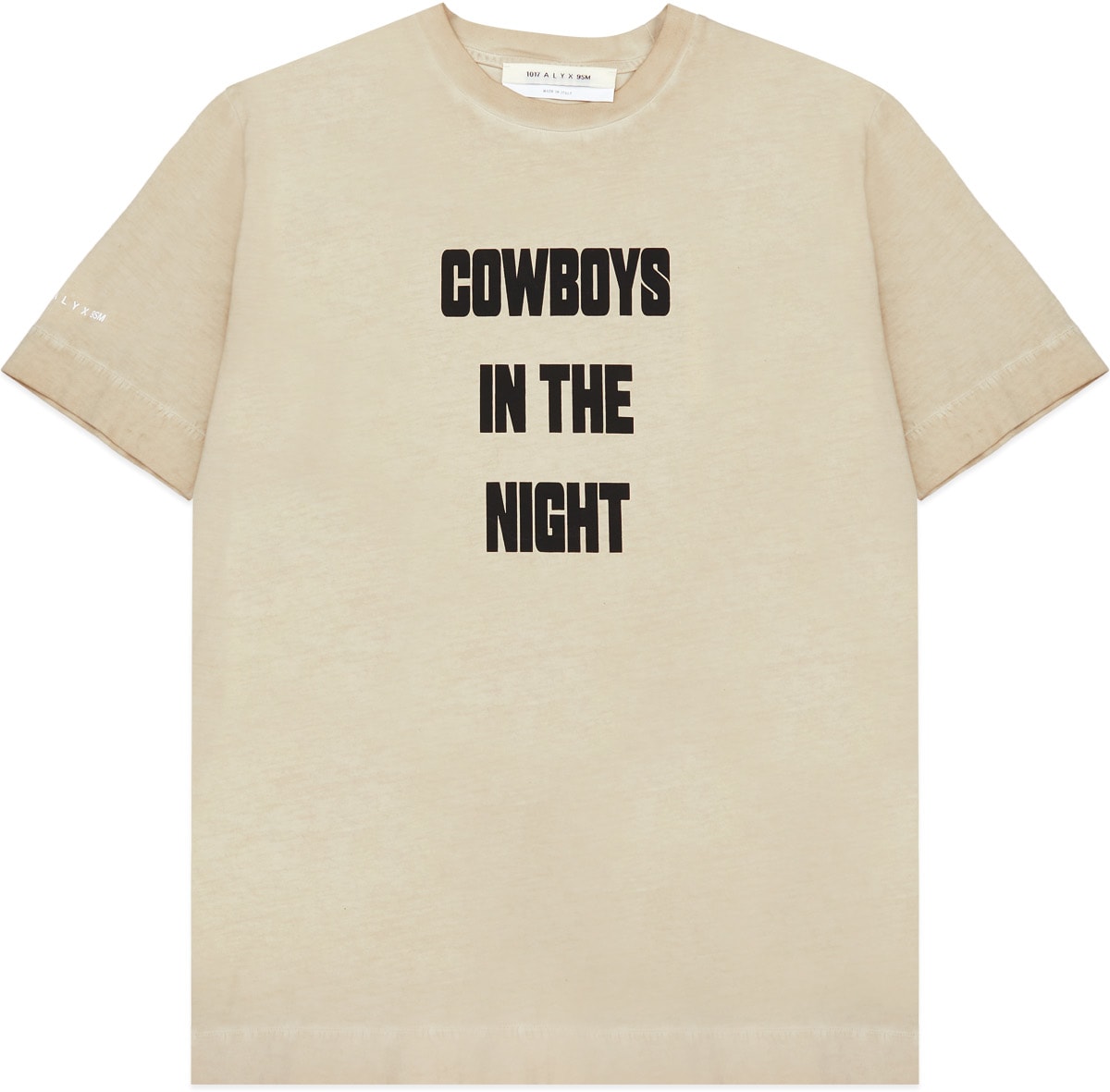 1017 ALYX 9SM: Neutrales T-Shirt Cowboys In The Night Neutrales - 1