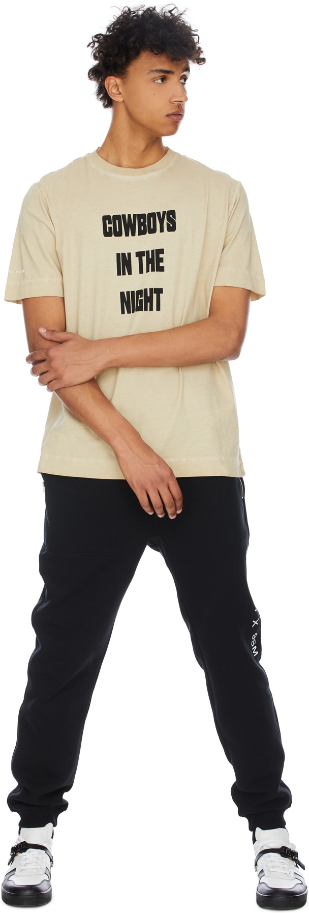 1017 ALYX 9SM: Neutrals Cowboys In The Night T-Shirt - 4