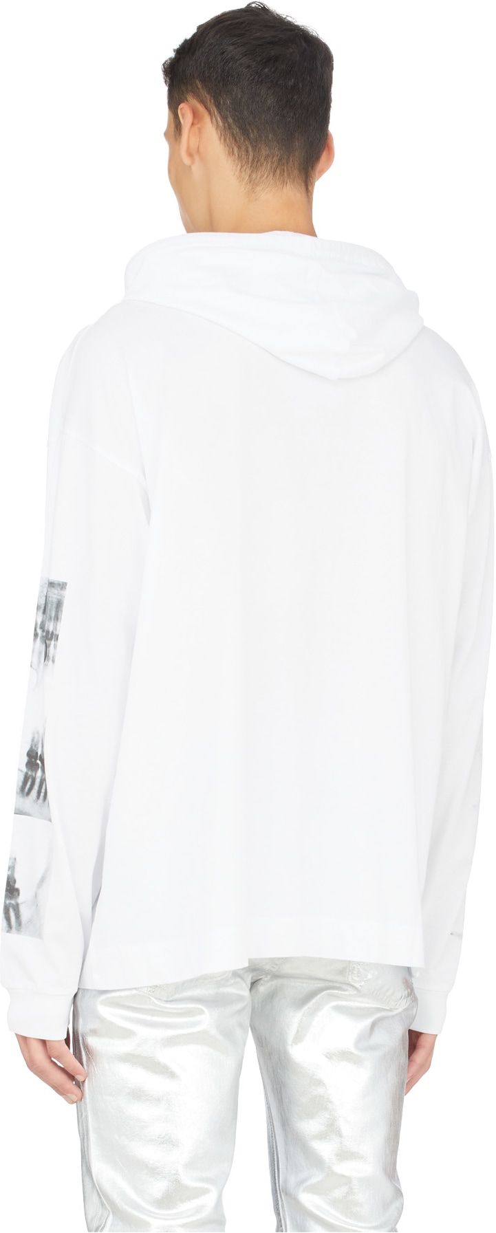 1017 ALYX 9SM: White Triple Print Hooded T-Shirt - 3