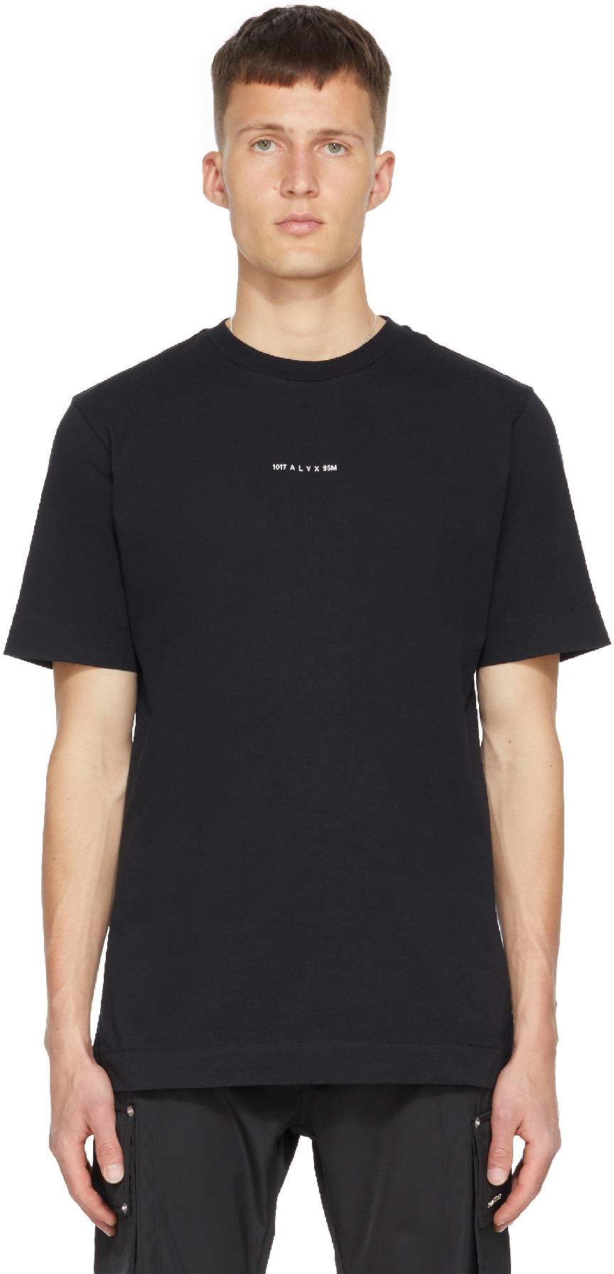 1017 ALYX 9SM: Black Graphic T-Shirt - 1