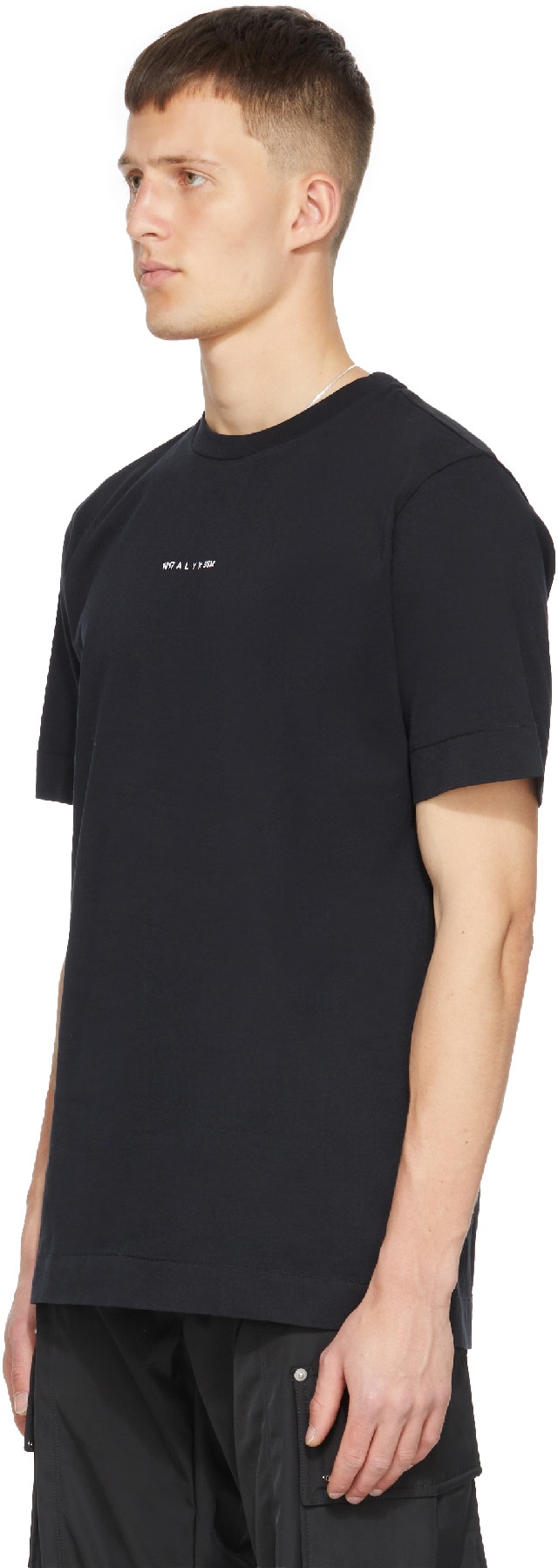 1017 ALYX 9SM: Black Graphic T-Shirt - 2