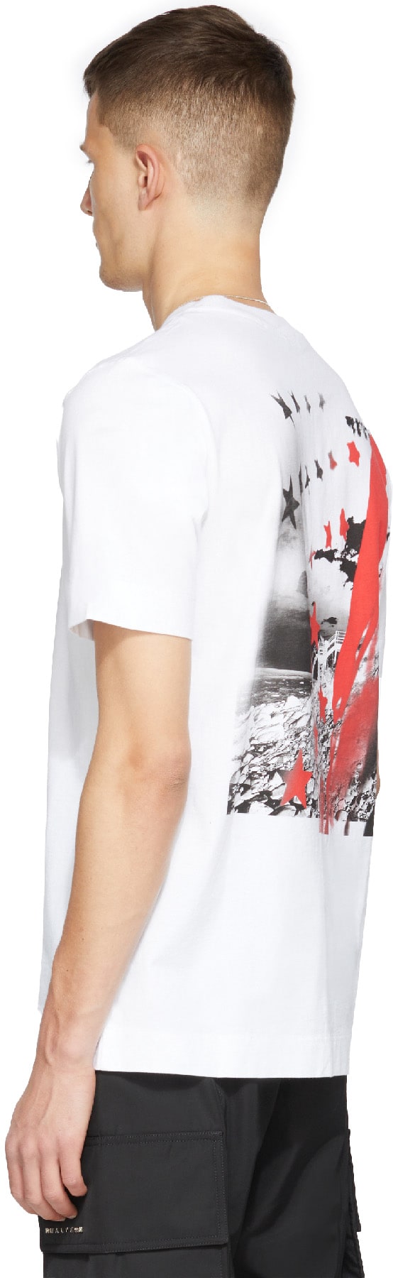 1017 ALYX 9SM: White Graphic T-Shirt - 3