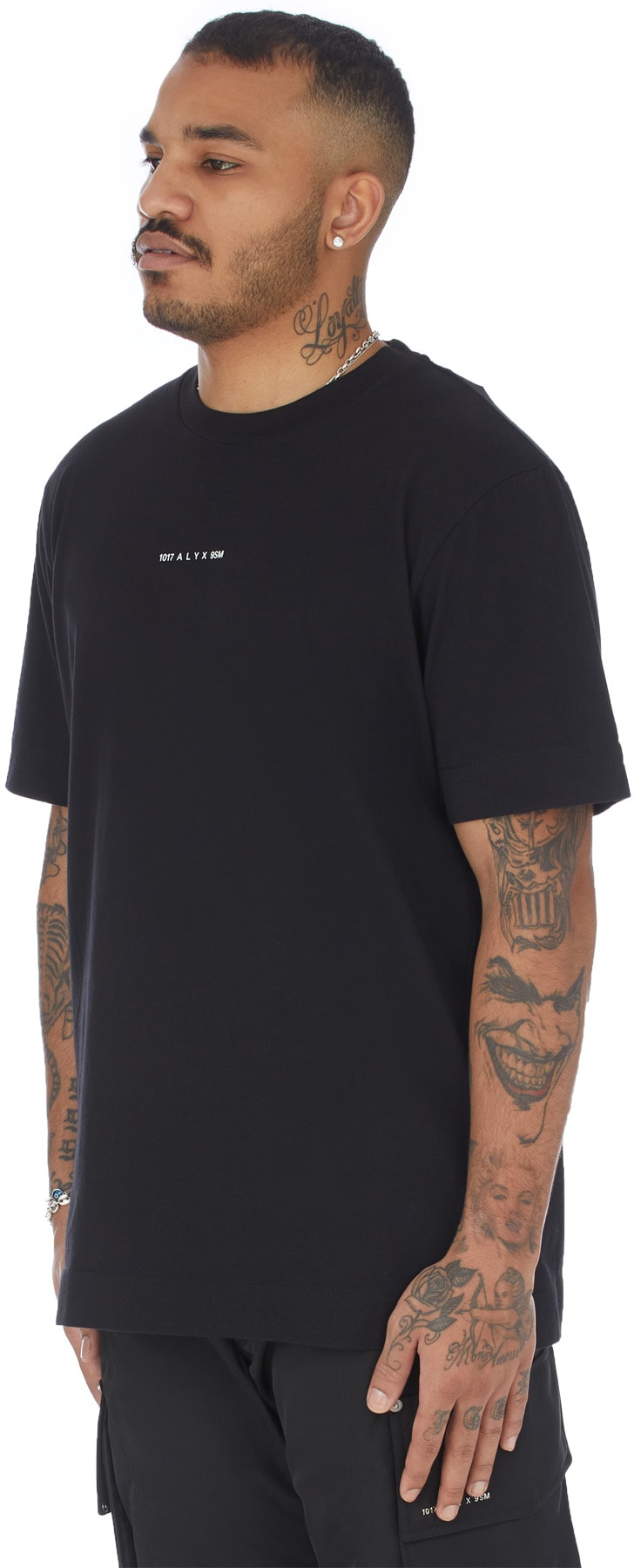 1017 ALYX 9SM: Black Graphic T-Shirt - 2