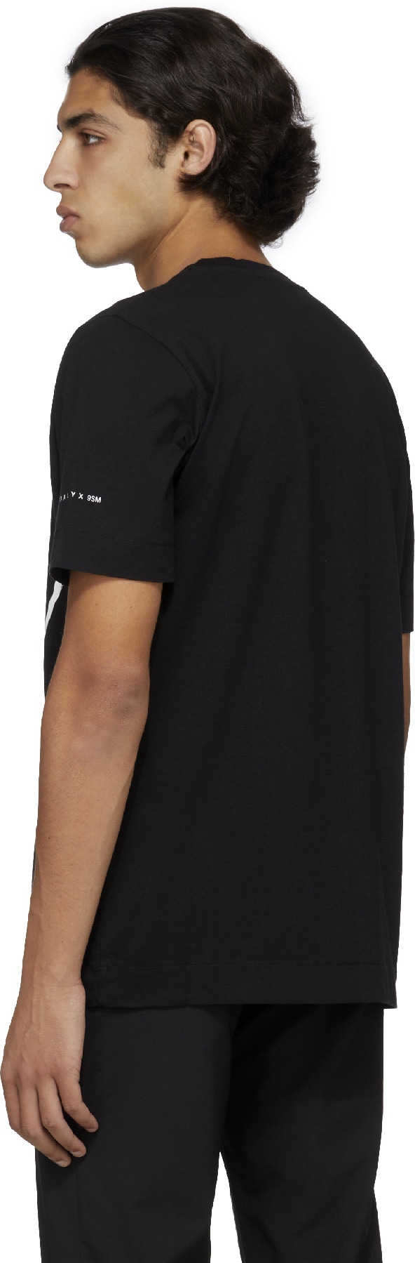 1017 ALYX 9SM: Noir T-Shirt Graphique Noir - 3