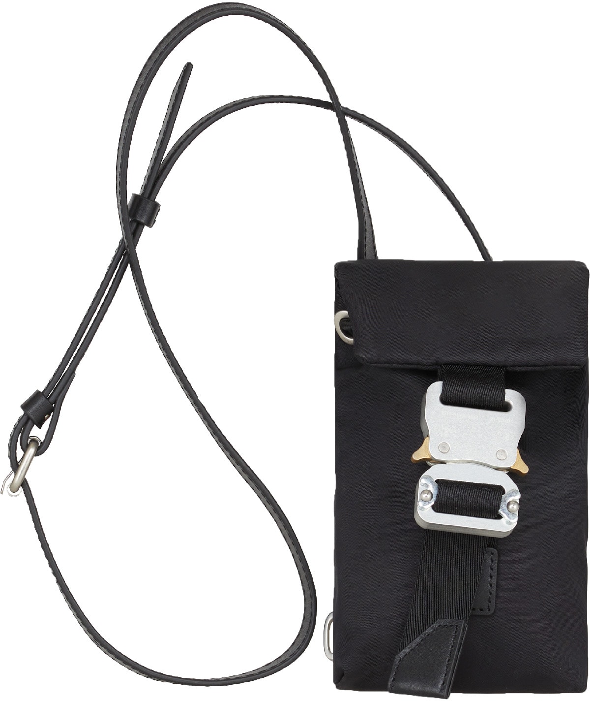 1017 ALYX 9SM: Noir Mini Pochette Hex Tank Noir - 3