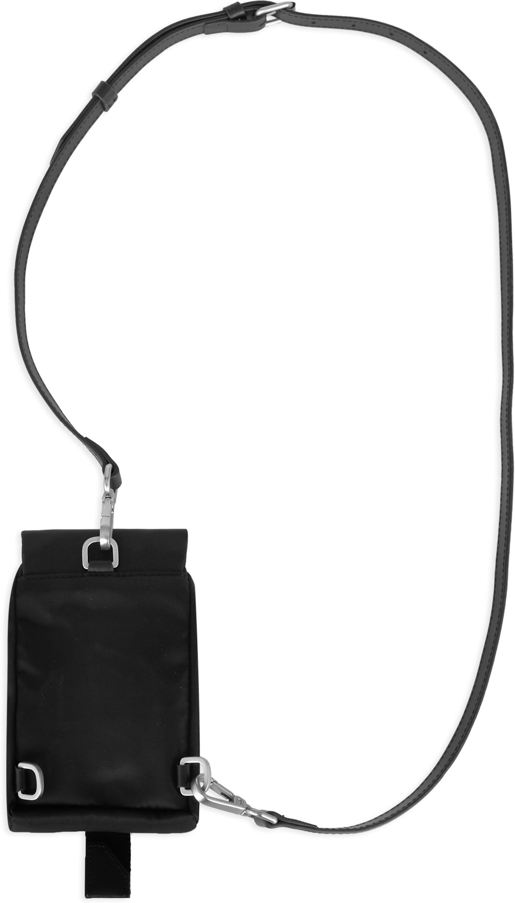 1017 ALYX 9SM: Noir Mini Pochette Hex Tank Noir - 4