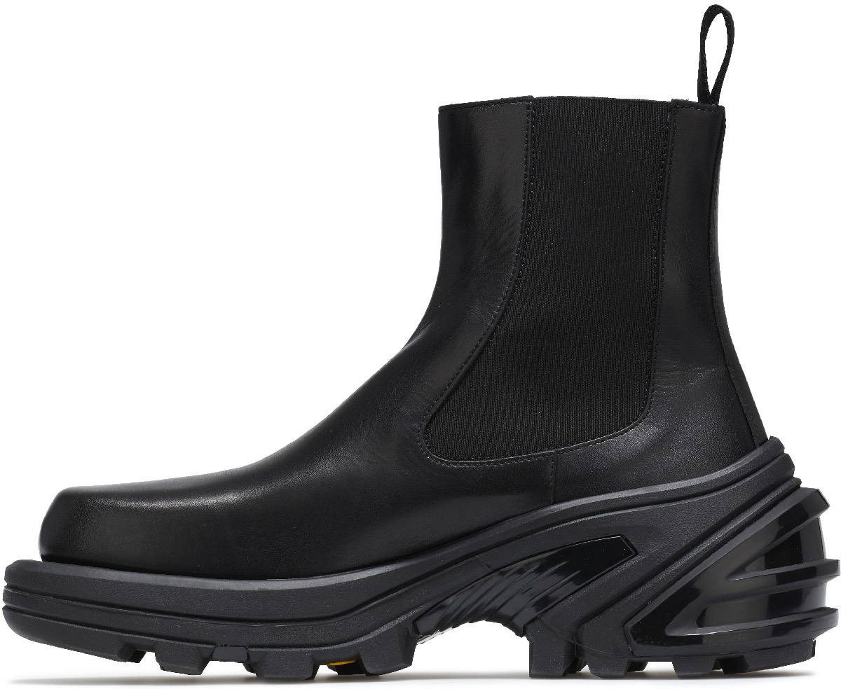 1017 ALYX 9SM: Noir Bottes Chelsea Noir - 2