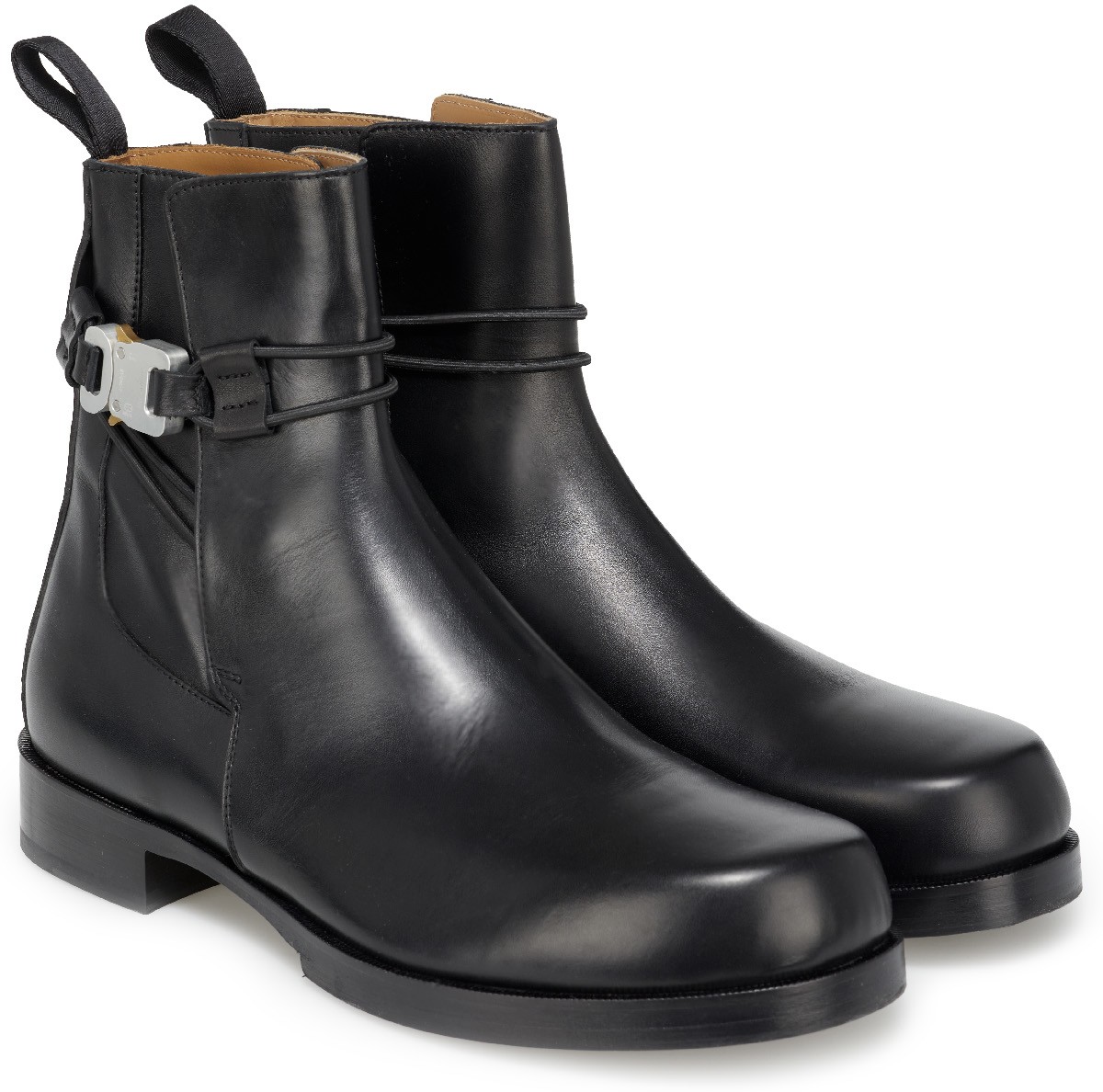 1017 ALYX 9SM: Black Low Buckle Boot - 4