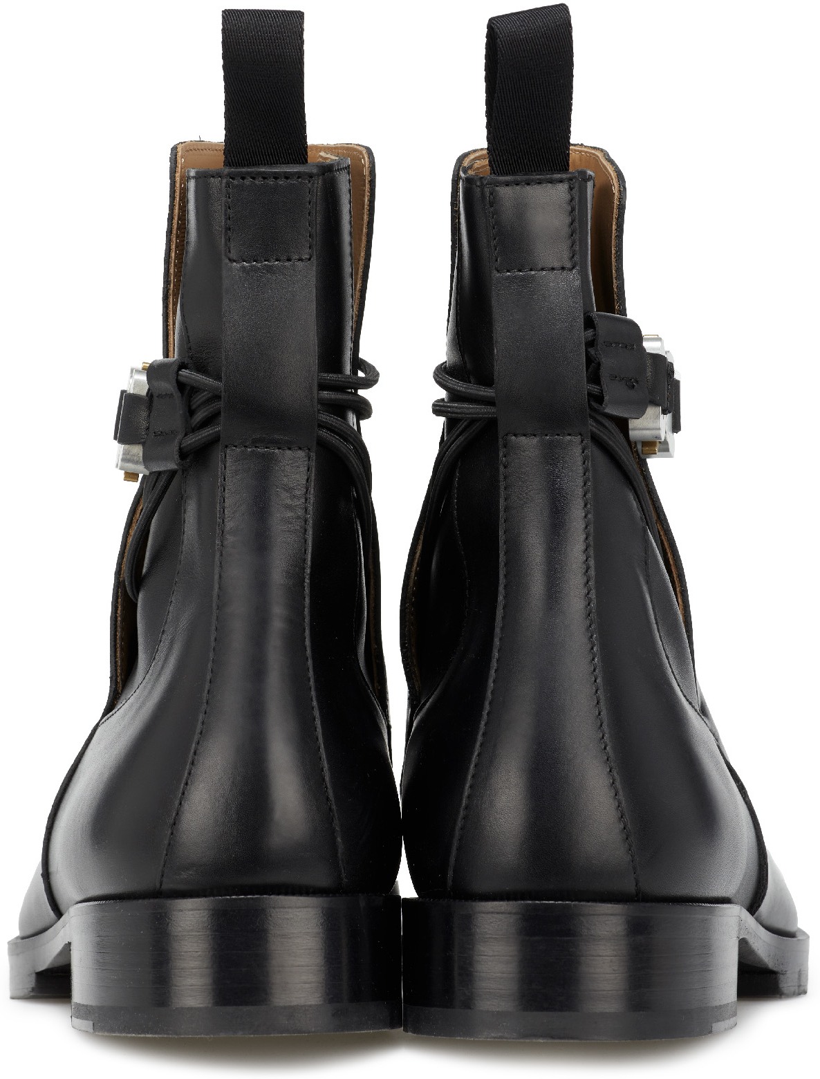 1017 ALYX 9SM: Black Low Buckle Boots - 5