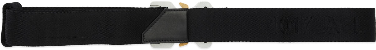 1017 ALYX 9SM: Black Classic Rollercoaster Belt - 2