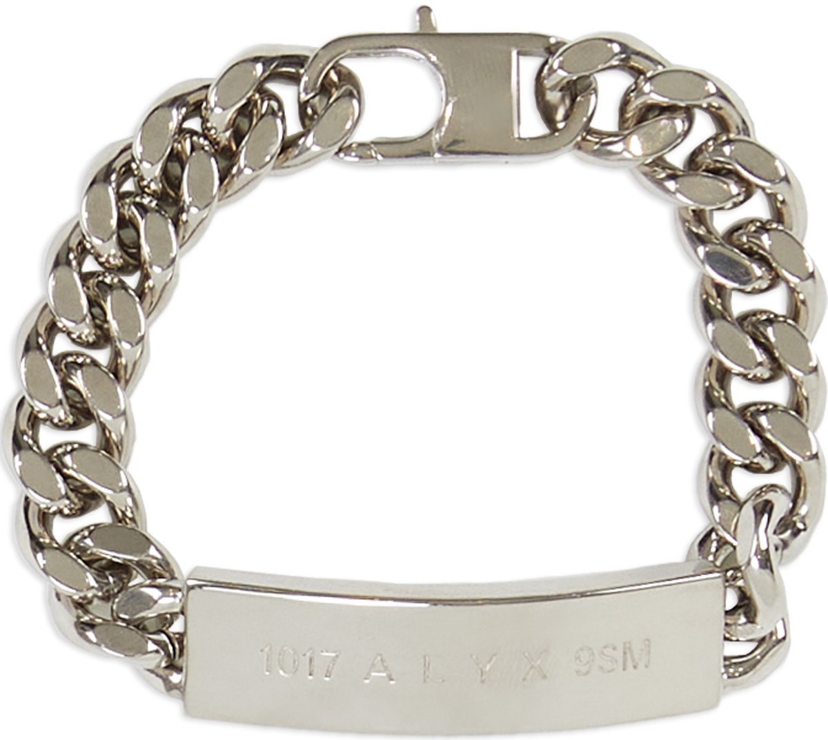 1017 ALYX 9SM: Argent Bracelet ID Argent - 1