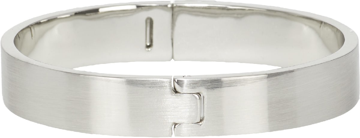 1017 ALYX 9SM: Argent Bracelet Lightercap Cuff Argent - 2