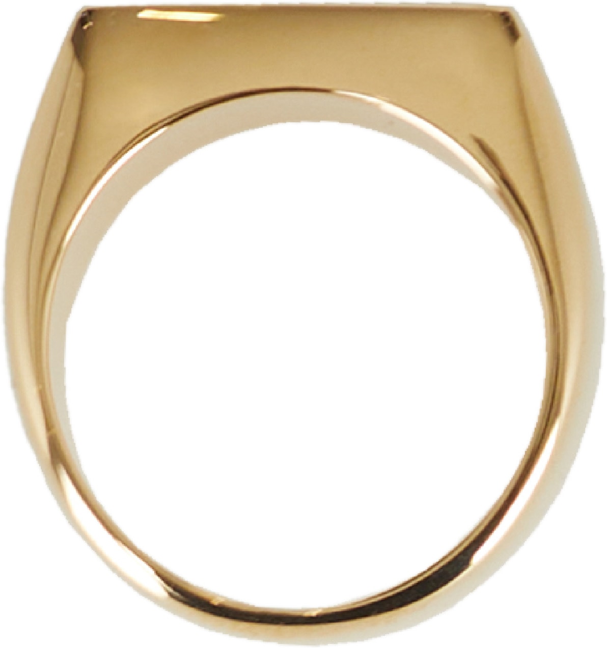 1017 ALYX 9SM: Gold Lightercap Ring - 4