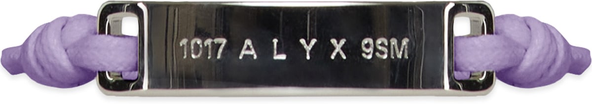 1017 ALYX 9SM: Purple Band ID Bracelet - 1