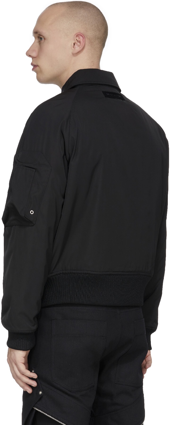 1017 ALYX 9SM: Noir Blouson Aviateur 1 Noir - 3