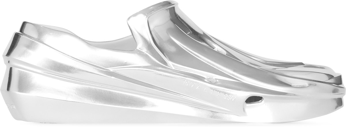 1017 ALYX 9SM: Silver Mono Slip On - 1