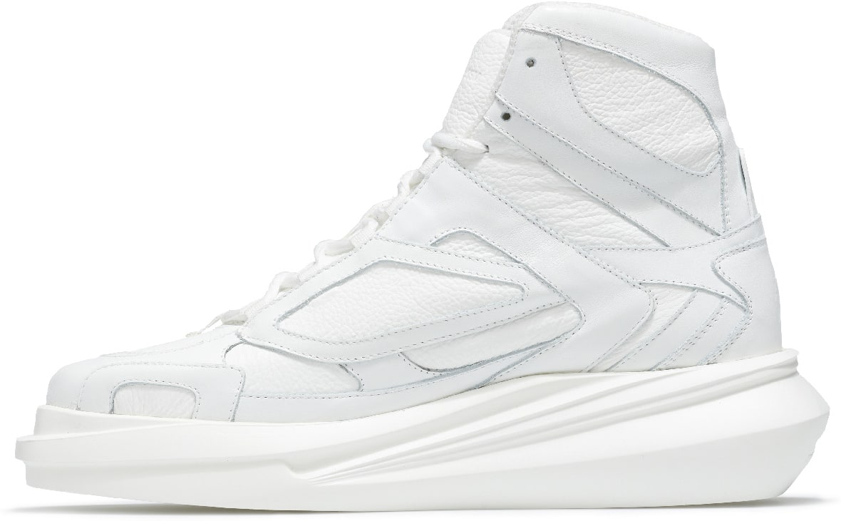 1017 ALYX 9SM: White High Top Mono Hiking Sneaker - 2